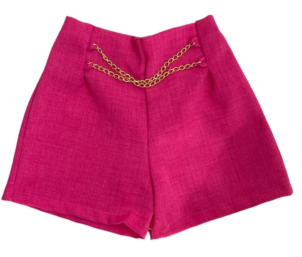 SHORTS MEIO CÓS MEIO ELÁSTICO INFANTIL 