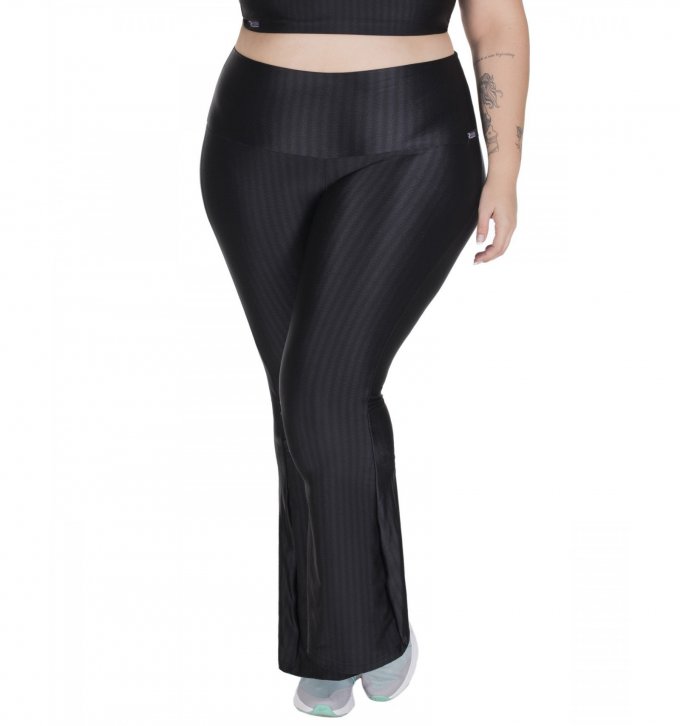 CALÇA FLARE PLUS SIZE