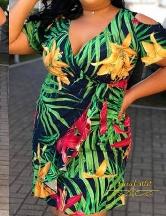 VESTIDO ENVELOPE PLUS SIZE