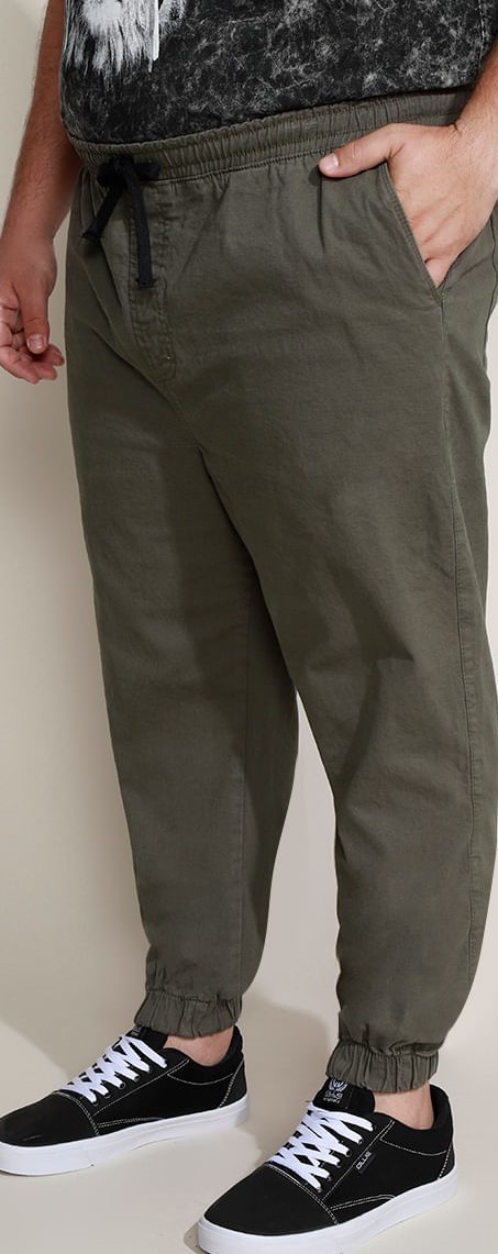 CALÇA JOGGER MASCULINO PLUS SIZE
