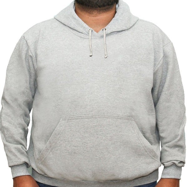 BLUSA MOLETOM FECHADO COM CAPUZ E GOLA PLUS SIZE