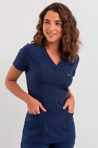 BLUSA PIJAMA CIRURGICO FEMININO  SCRUBS 5 