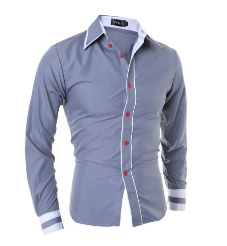 CAMISA SLIM FIT COM MANGA CURTA E LONGA