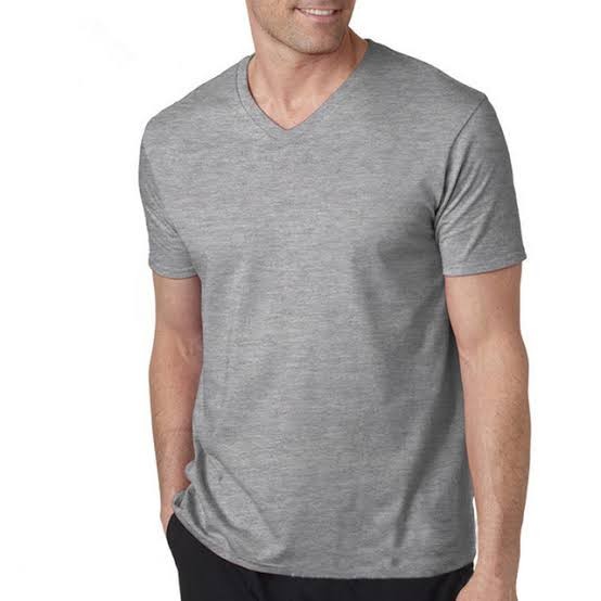 CAMISETA DECOTE V ADULTO COM MANGA CURTA E LONGA