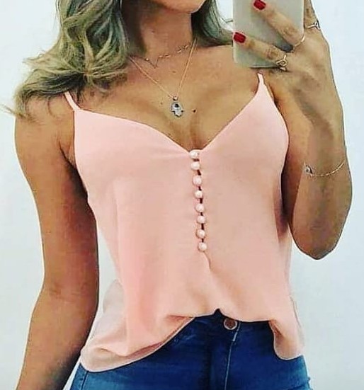 Regata com botões