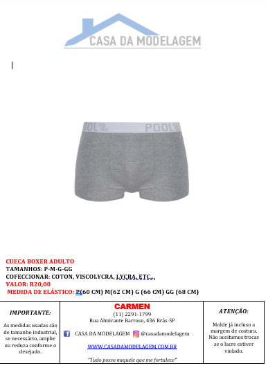 CUECA BOX ADULTO