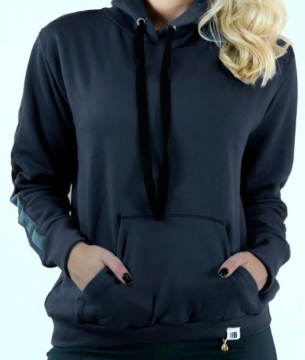 BLUSA MOLETOM FECHADO COM CAPUZ E GOLA FEMININO
