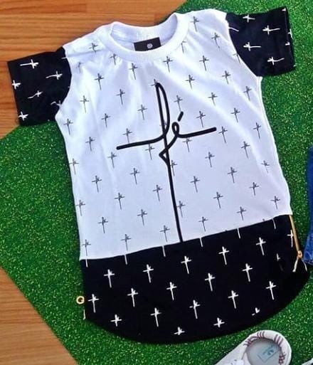 CAMISETA LONG LINE INFANTIL
