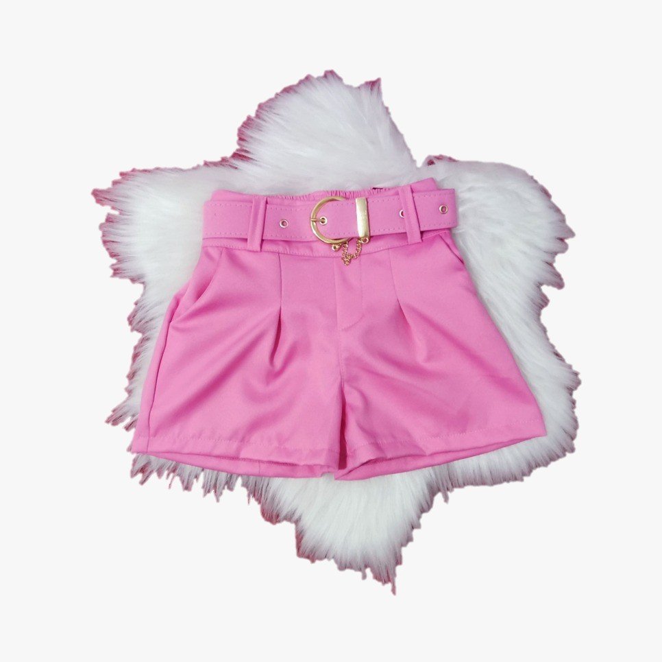 MODELAGEM SHORTS ALFAIATARIA MEIO CÓS MEIO ELÁSTICO INFANTIL