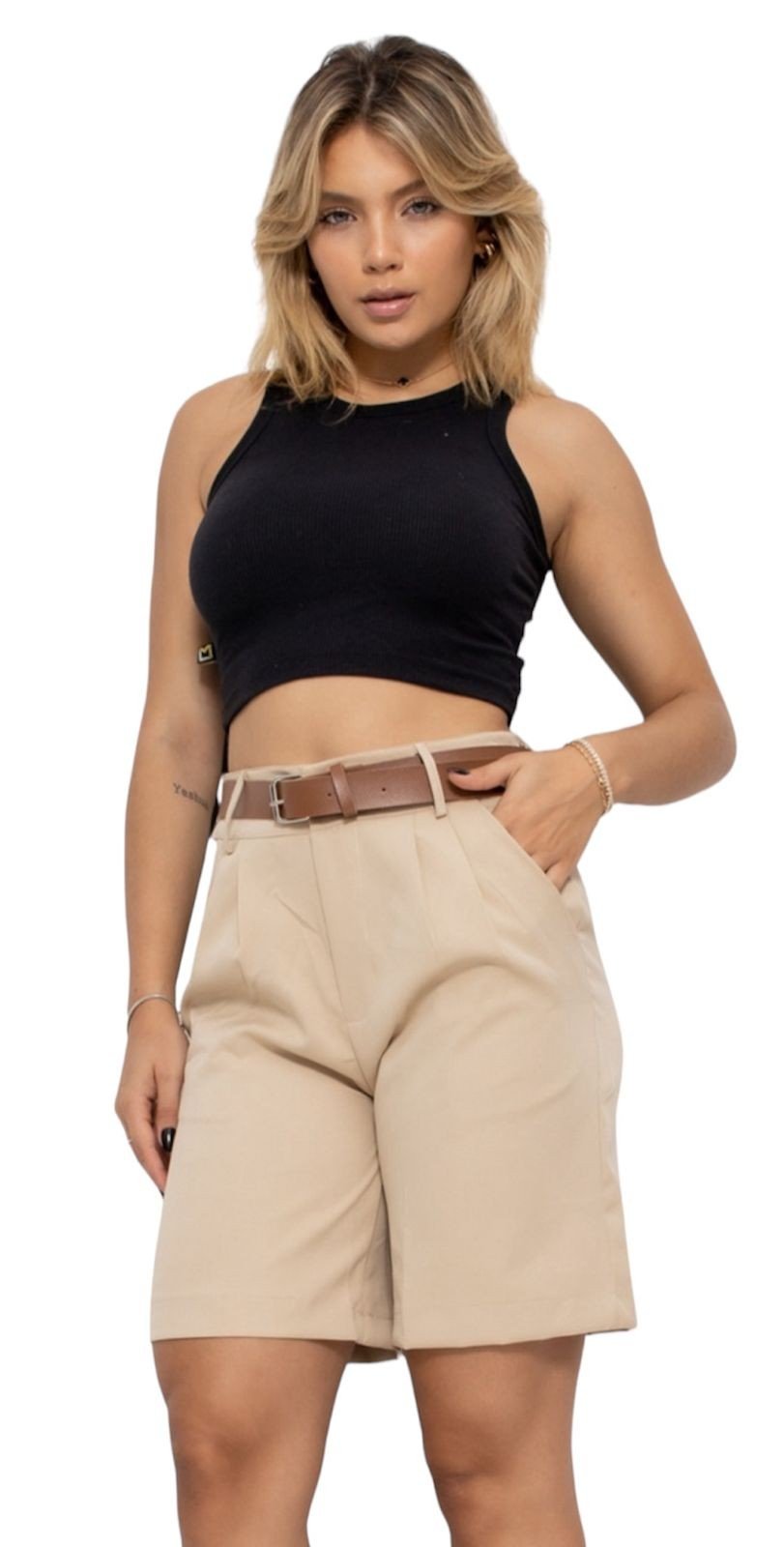 BERMUDA ALFAIATARIA FEMININO 