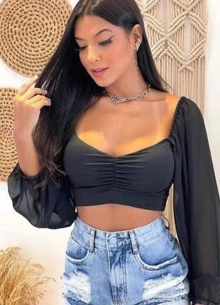 MODELAGEM CROPPED CIGANA MANGA LONGA 2