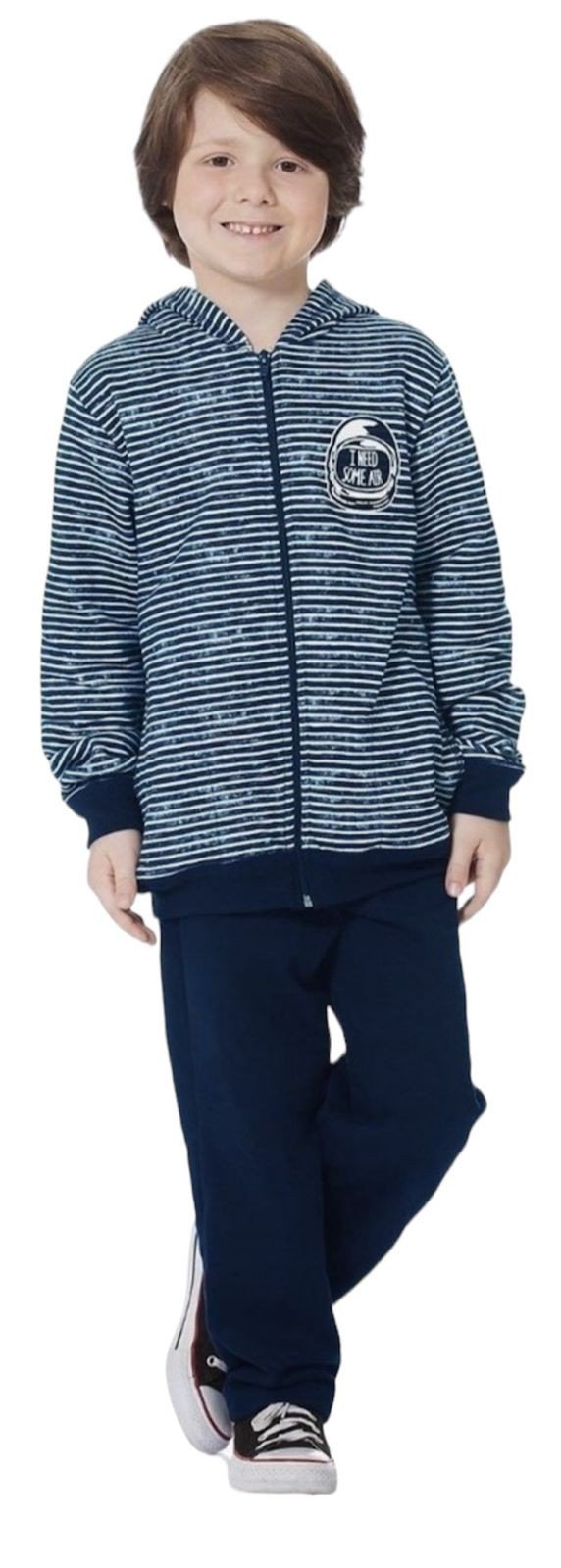 MODELAGEM CONJUNTO MOLETOM INFANTIL CALÇA COM ELÁSTICO REBATIDO