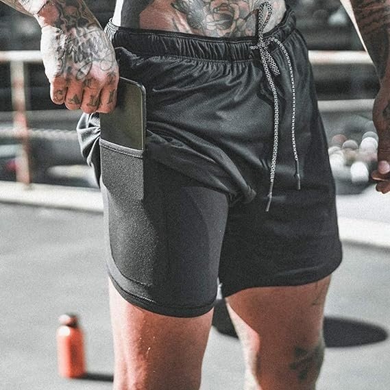 SHORTS SOBRE SHORTS MASCULINO