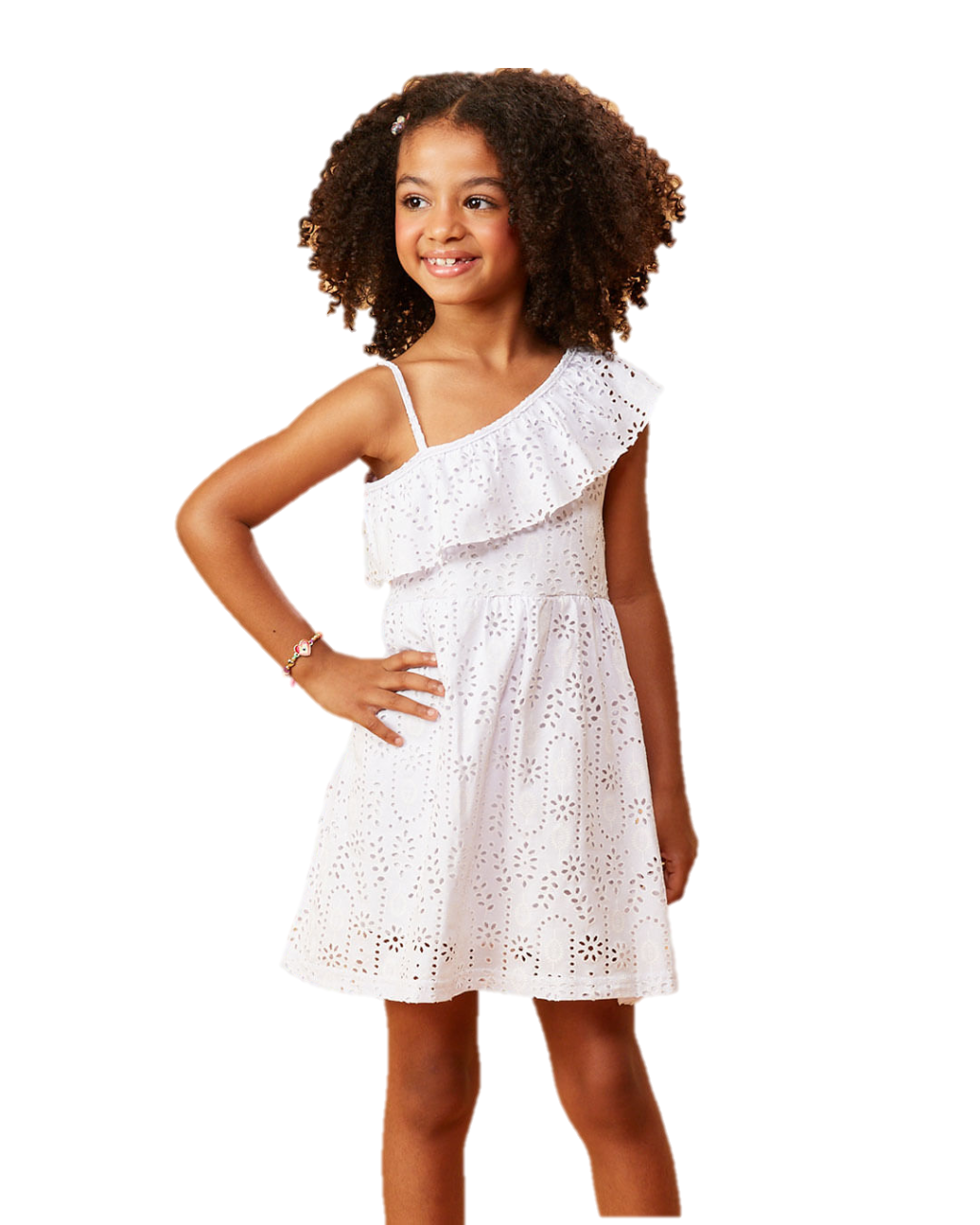 MOLDE VESTIDO INFANTIL CIGANA OMBRO ÚNICO 