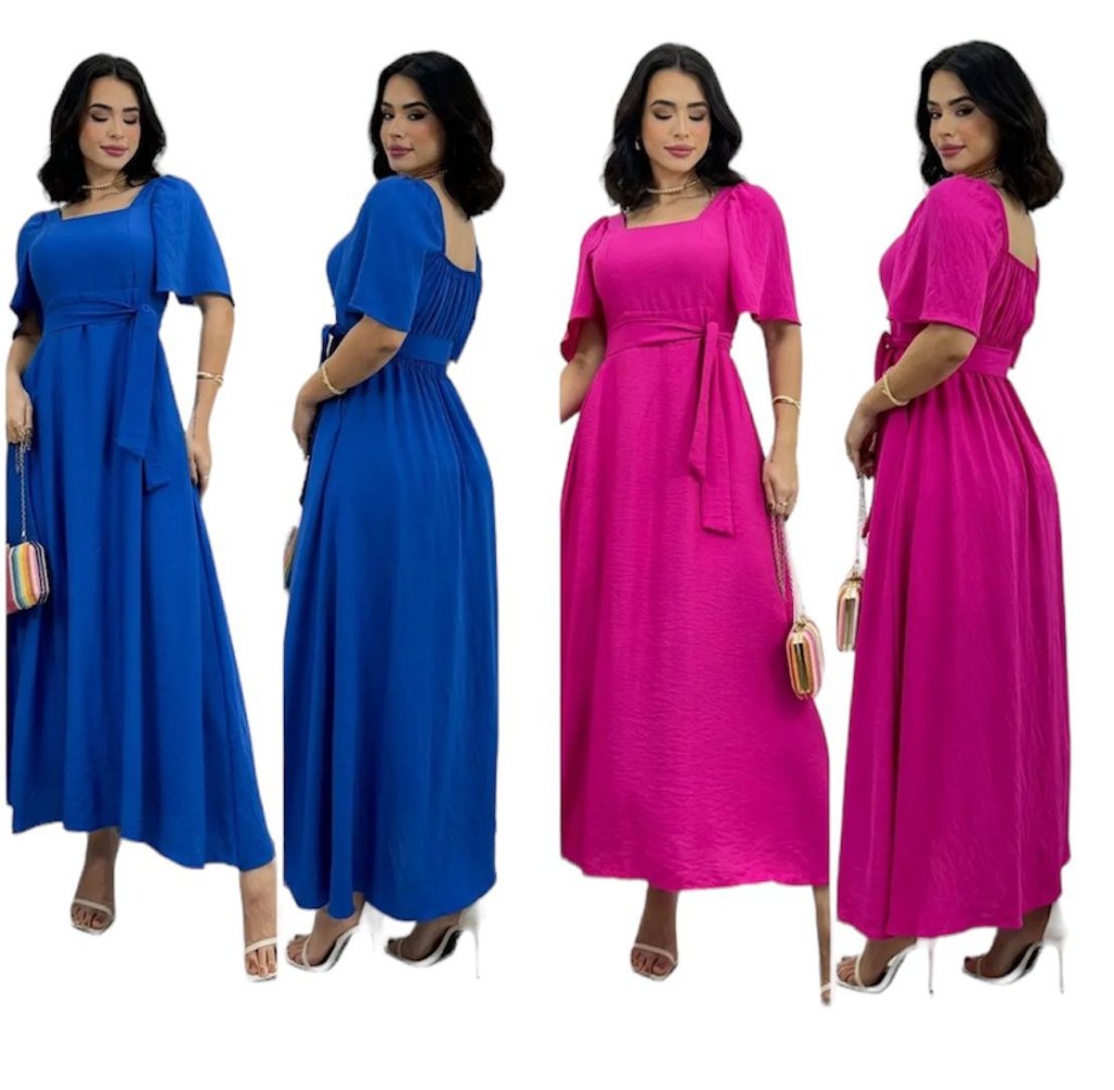 MODELAGEM VESTIDO LONGO EVASE