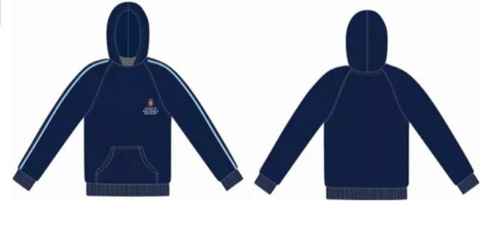 BLUSA RAGLAN CANGURU FECHADO COM CAPUZ  INFANTIL