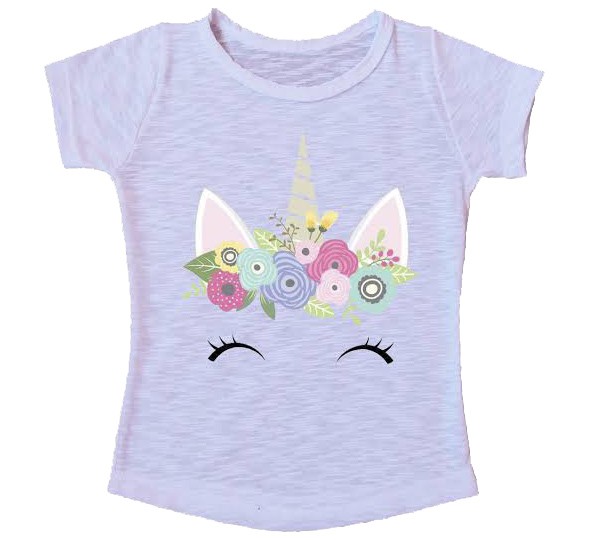 BABY LOOK INFANTIL MALHA