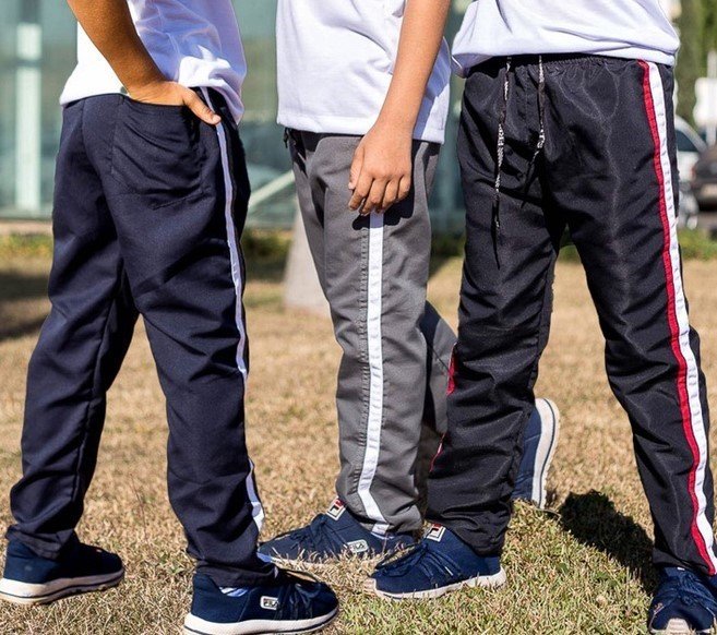 CALÇA COM ELÁSTICO REBATIDO INFANTIL 2