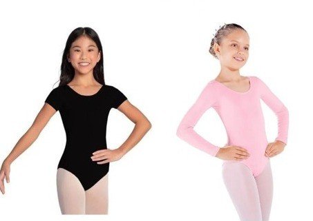 COLLANT INFANTIL COM MANGA CURTA E LONGA