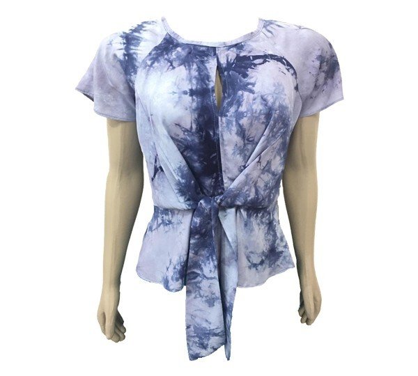 BLUSINHA MANGA RAGLAN LAÇO 