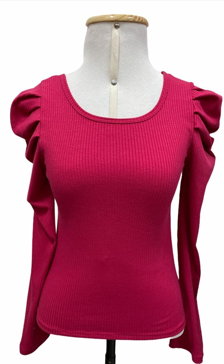 BLUSINHA MANGA LONGA PRINCESA