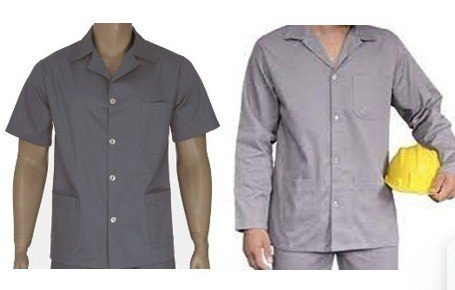 JALECO ABERTO COM MANGA CURTA E LONGA