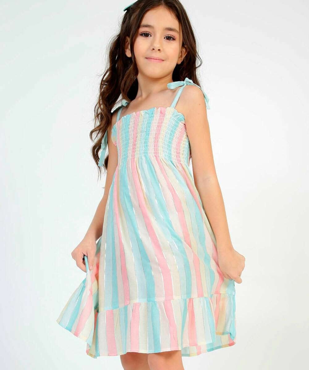 MODELAGEM VESTIDO INFANTIL ALÇA COM LASTEC