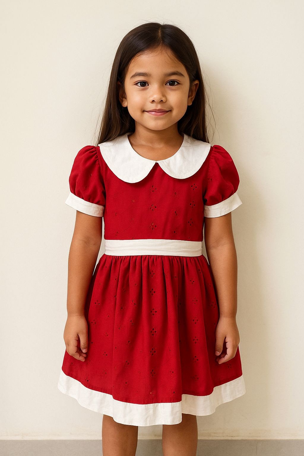 MOLDE VESTIDO INFANTIL MANGA PRINCESA 12