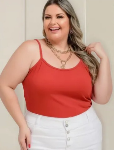 REGATA ALÇA VIÉS PLUS SIZE
