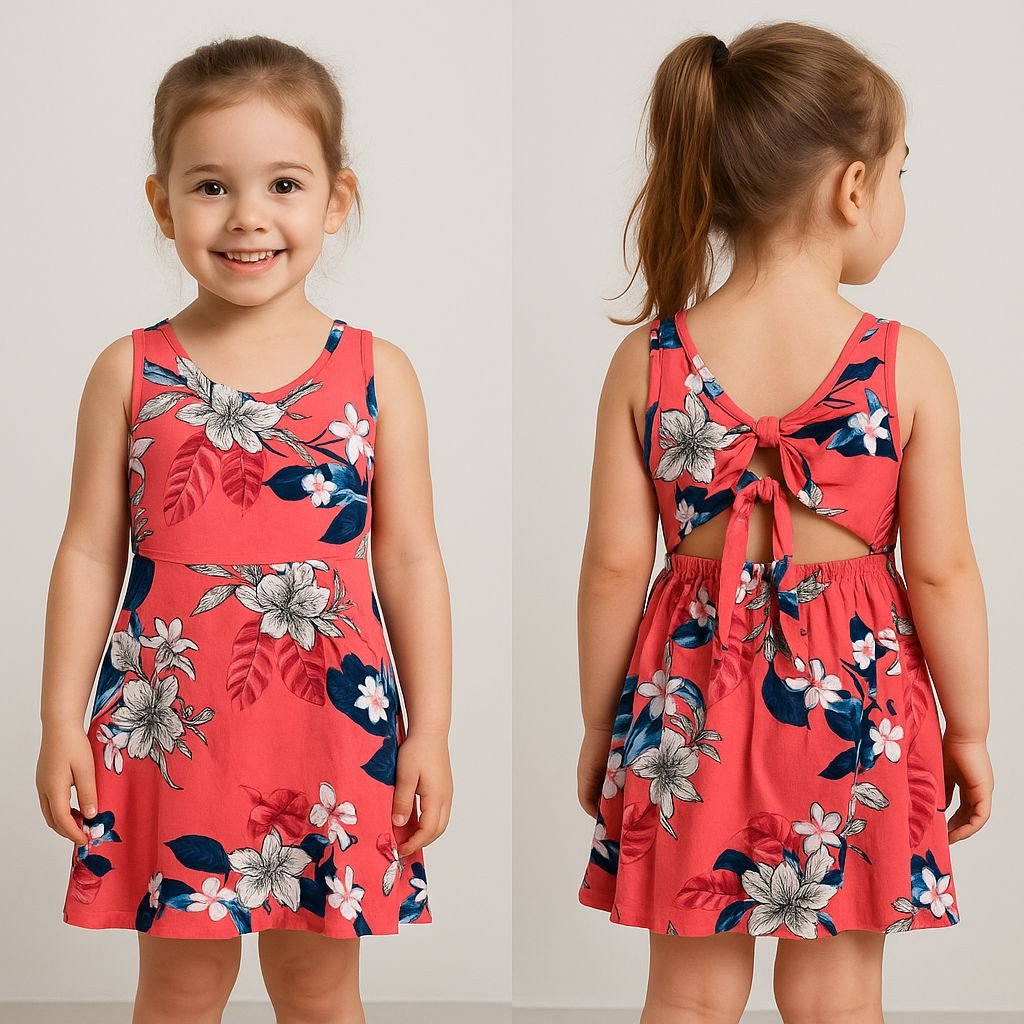MOLDE VESTIDO INFANTIL LAÇO 