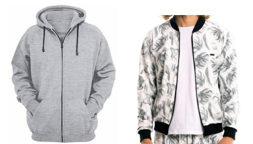 BLUSA MOLETOM ZÍPER COM CAPUZ E GOLA MASCULINO