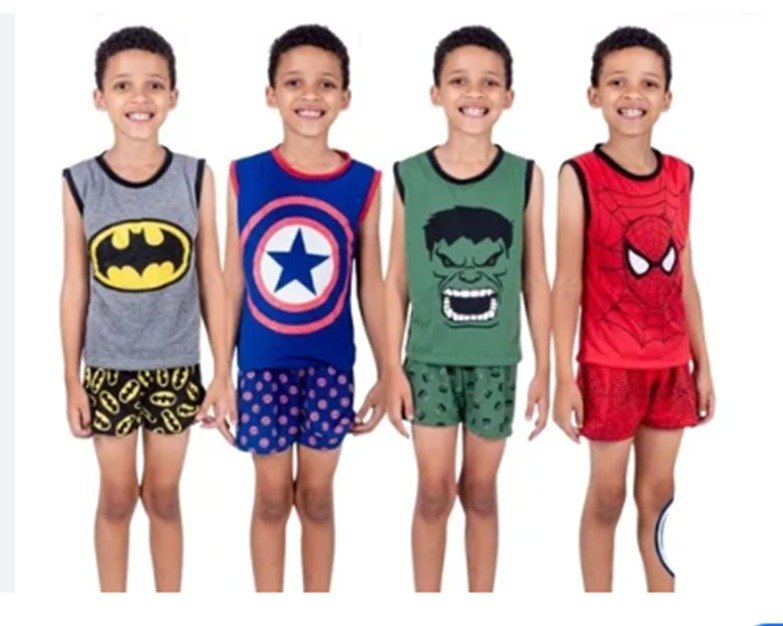 MOLDE PIJAMA VERÃO INFANTIL 2
