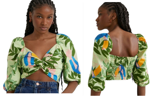 MODELAGEM CROPPED TRANÇADO MANGA CURTA E LONGA