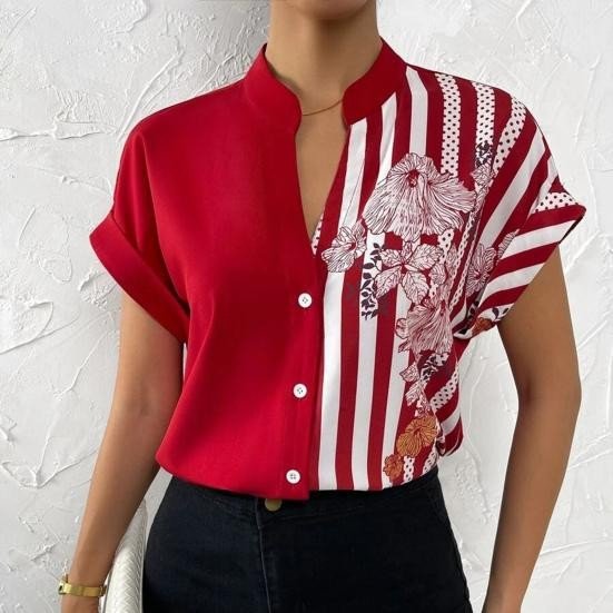 MODELAGEM CAMISA FEMININA GOLA PADRE MANGA JAPONESA 