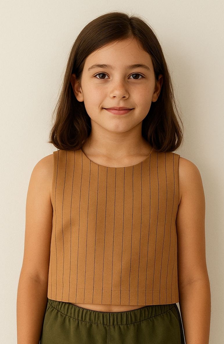 CROPPED REGATA INFANTIL BÁSICO 