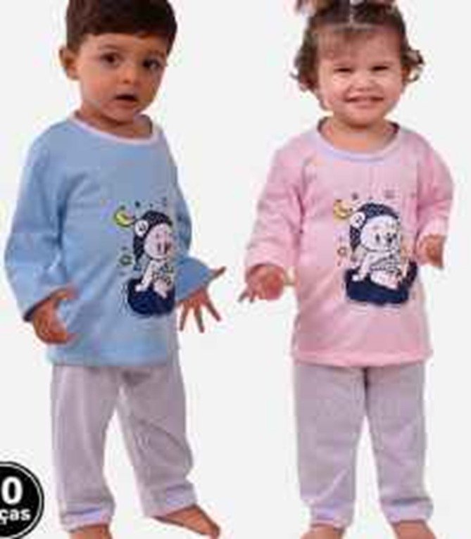 MODELAGEM PIJAMA LONGO BEBE 