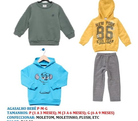 MODELAGEM AGASALHO BEBE *P.M.G*