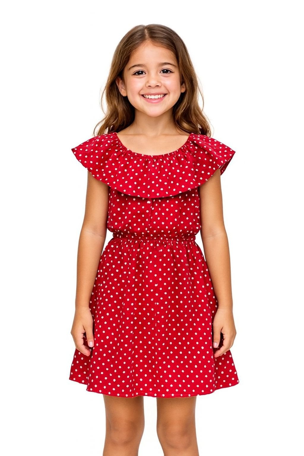 MOLDE VESTIDO INFANTIL CIGANA COM BABADO 