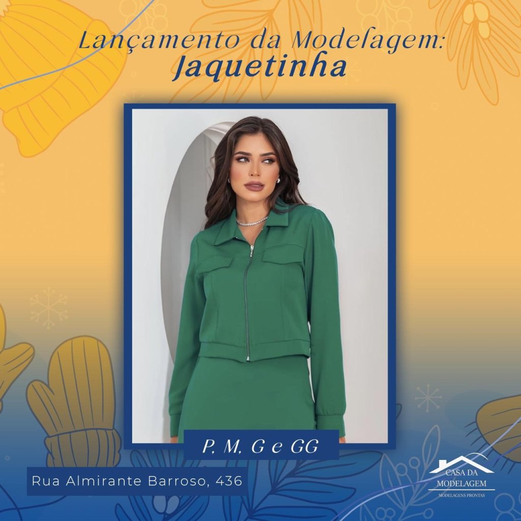 MODELAGEM JAQUETINHA ZÍPER