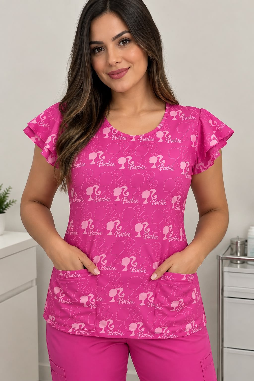MODELAGEM BLUSA PIJAMA CIRURGICO FEMININO  SCRUBS 6