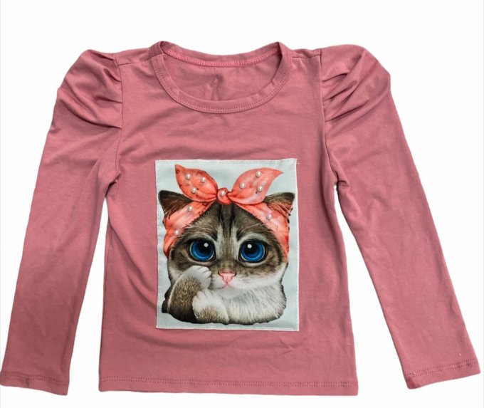 BLUSA MANGA PRINCESA MANGA LONGA INFANTIL
