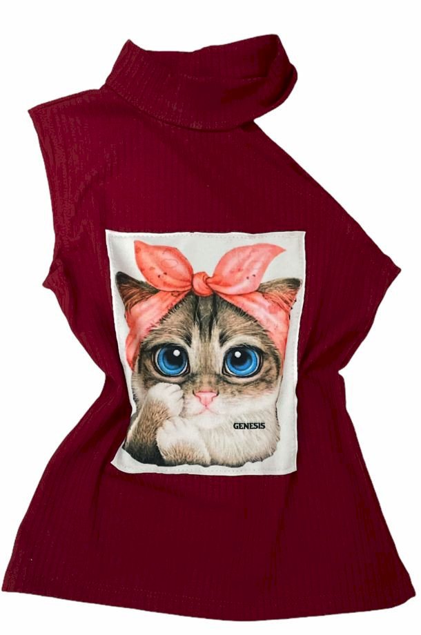 BLUSINHA OMBRO ÚNICO INFANTIL