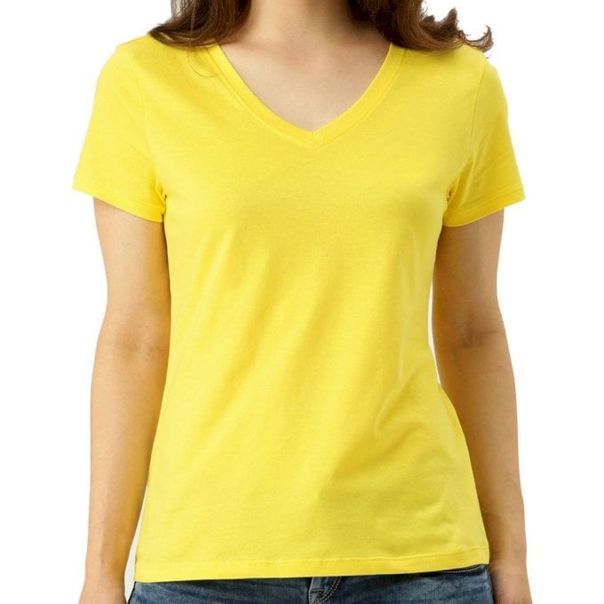 CAMISETA DECOTE V FEMININO