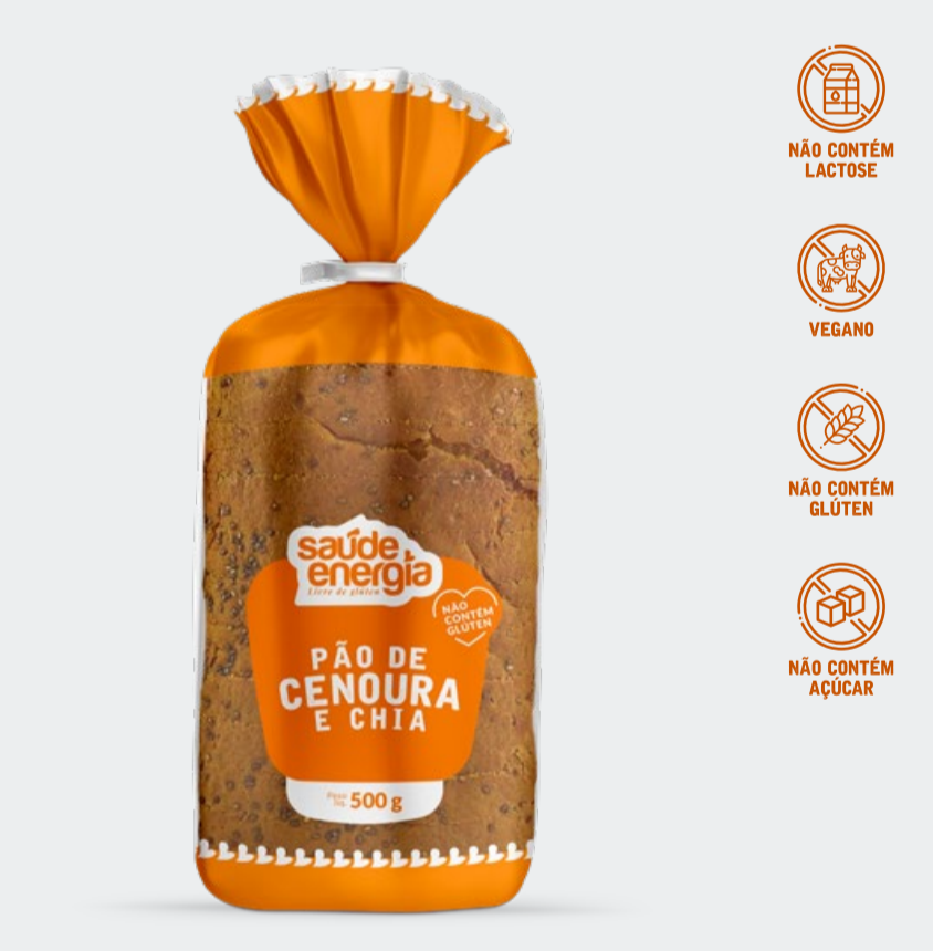 Pão de cenoura 