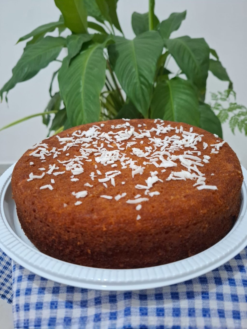 ENCOMENDA - Bolo de fubá c/coco e queijo