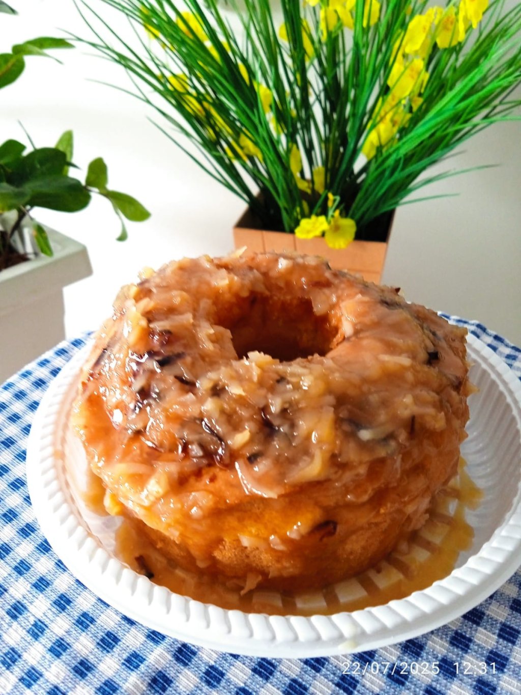 ENCOMENDA - Bolo baby de fubá c/coco