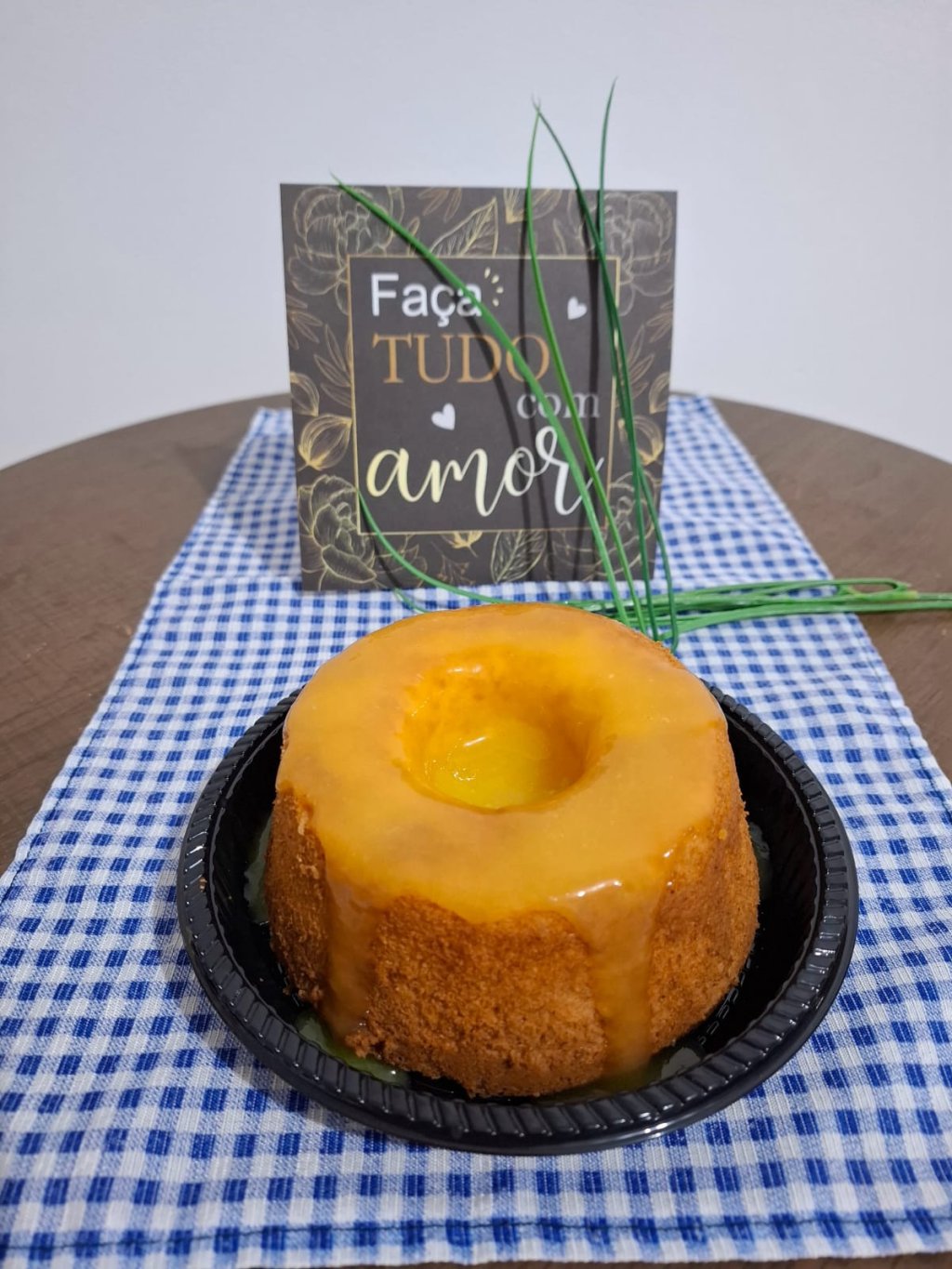 ENCOMENDA - Bolo BABY de fubá c/laranja