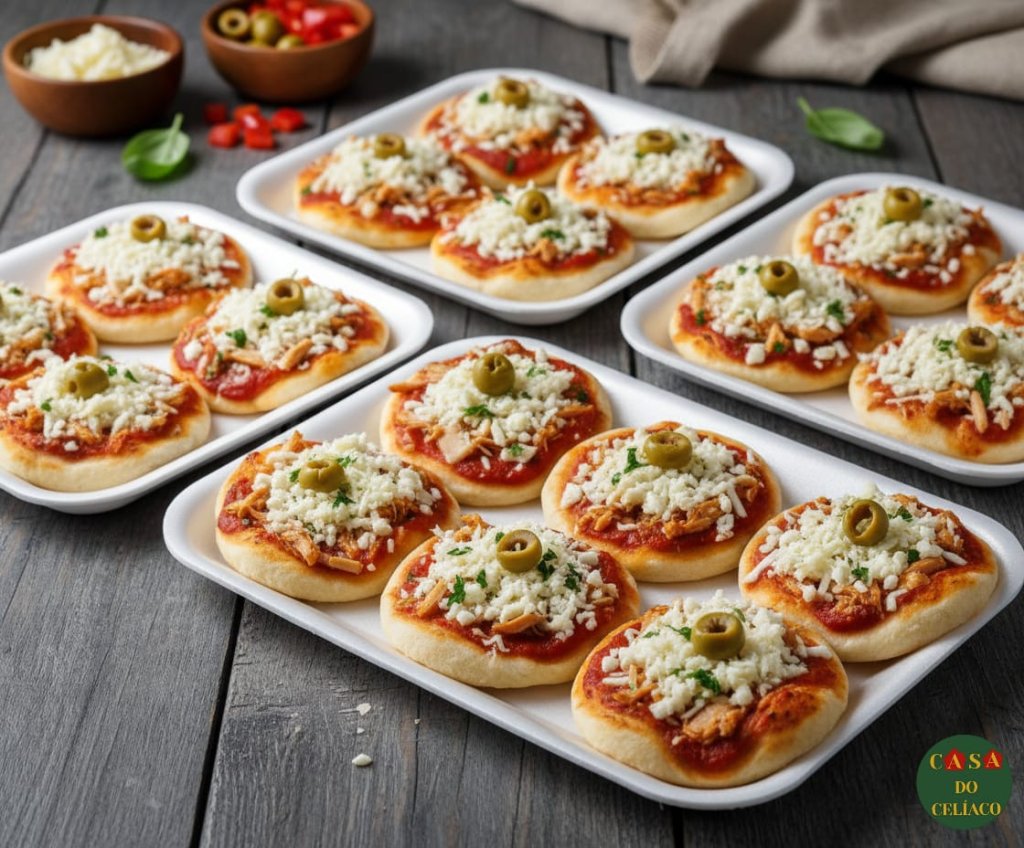 Mini pizza Frango c/mussarela bdj 6 unidades