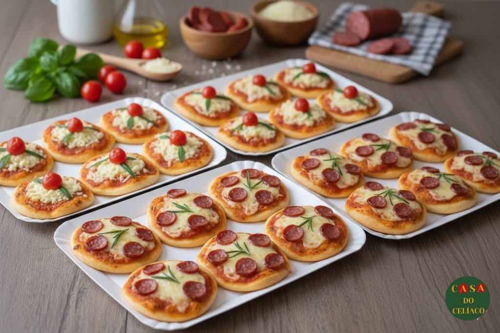 Mini pizza calabresa bdj 6 unidades