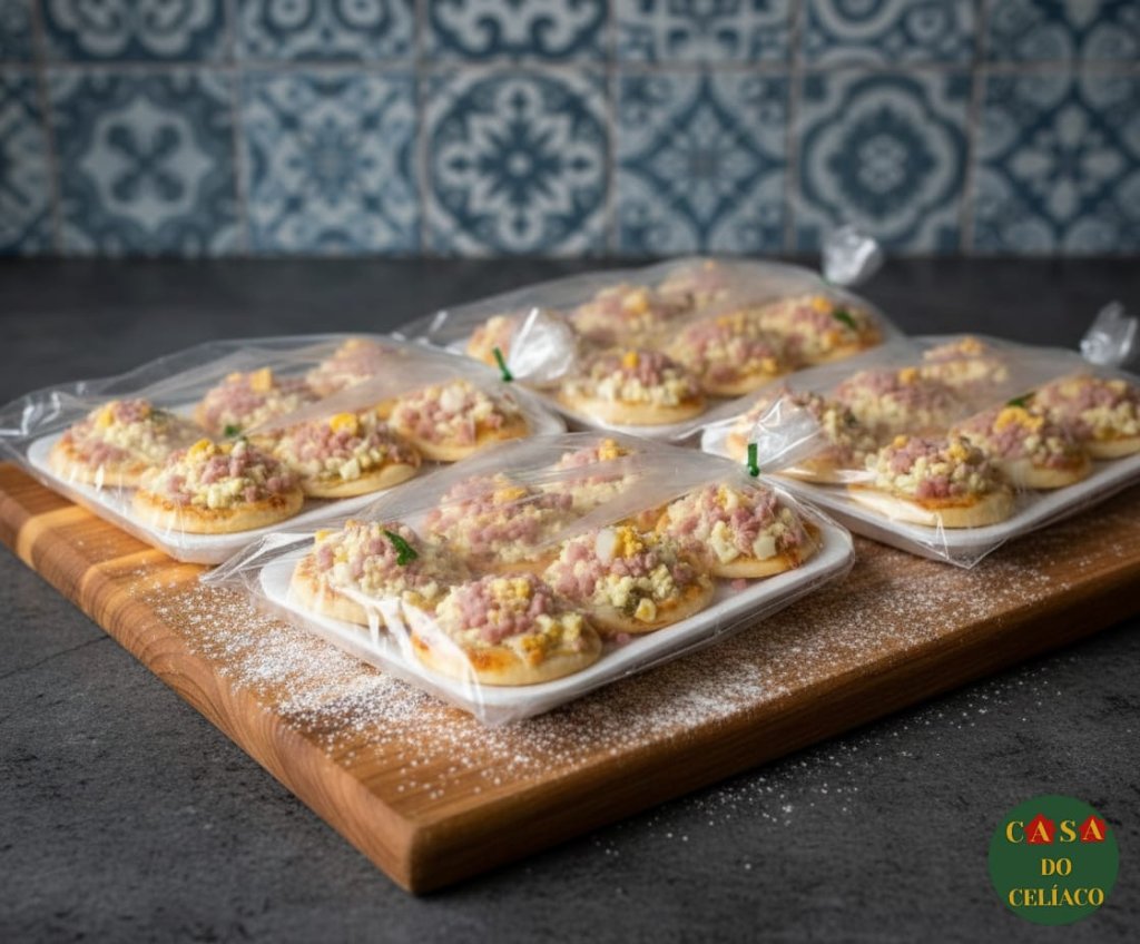 Mini pizza Portuguesa bdj 6 unidades